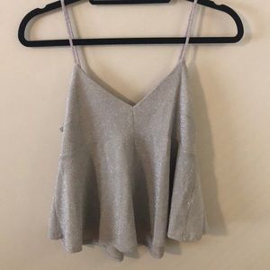 NWT 🌟 EXPRESS Sparkle Peplum Tank
